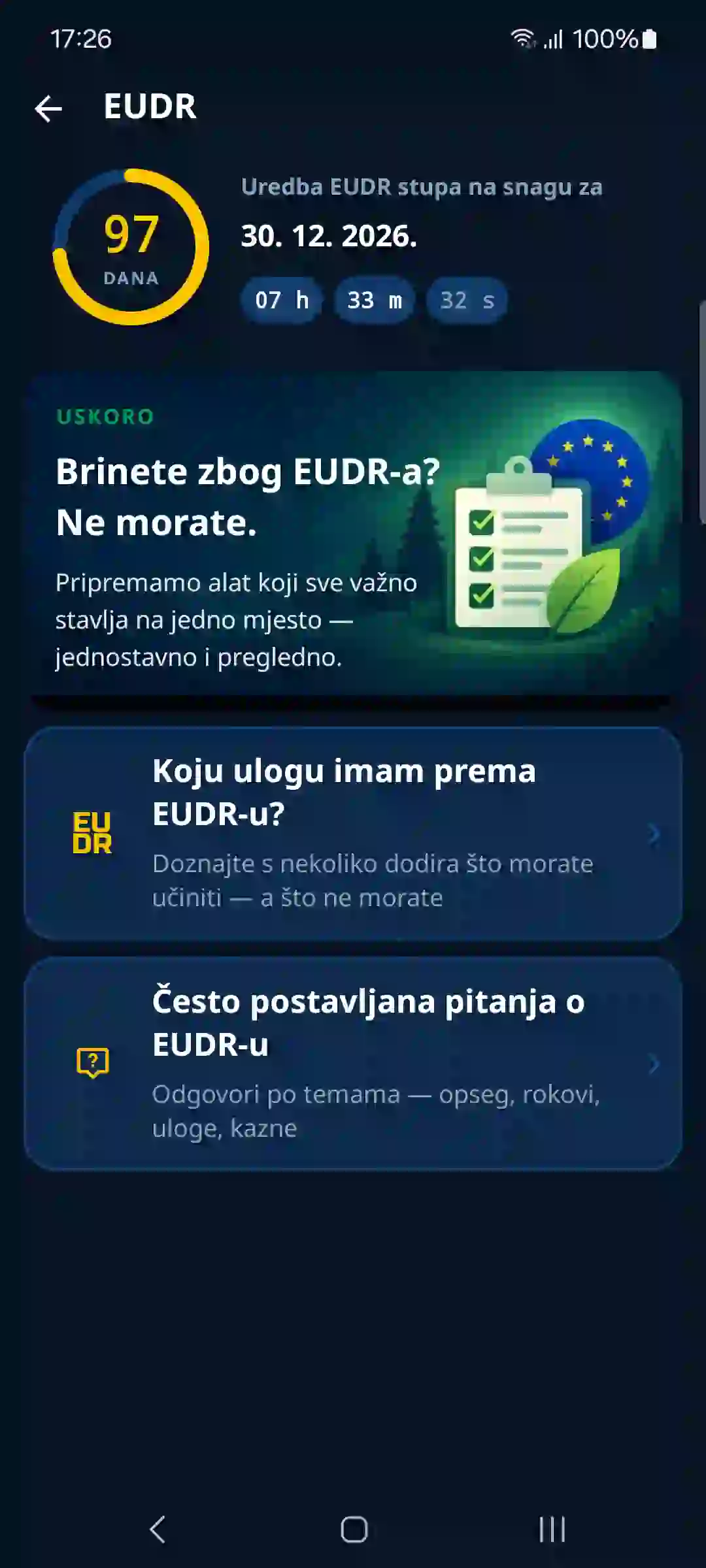 EUDR u aplikaciji – odbrojavanje i vodič