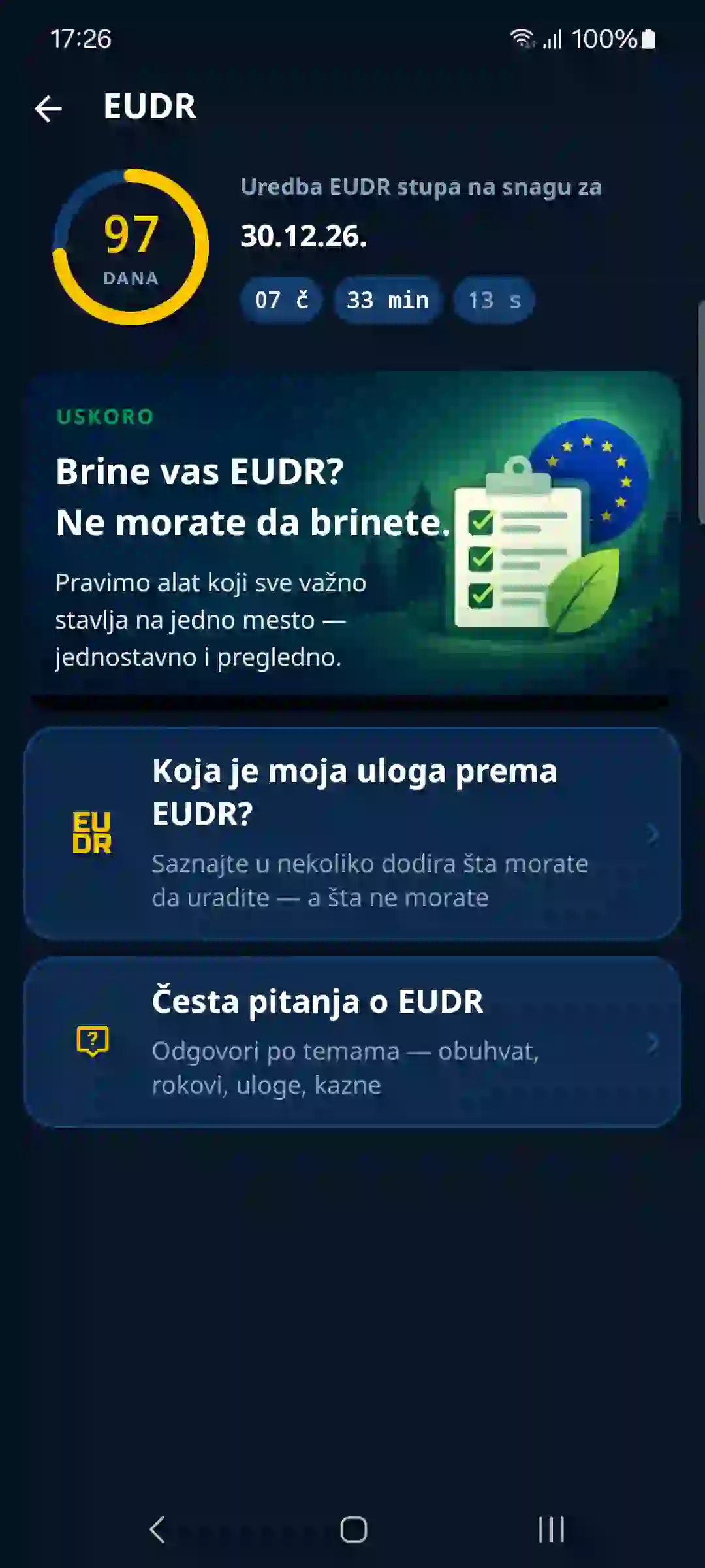 EUDR u aplikaciji – odbrojavanje i vodič